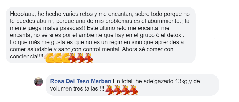 testimonio retos saludables con Silvia Quílez